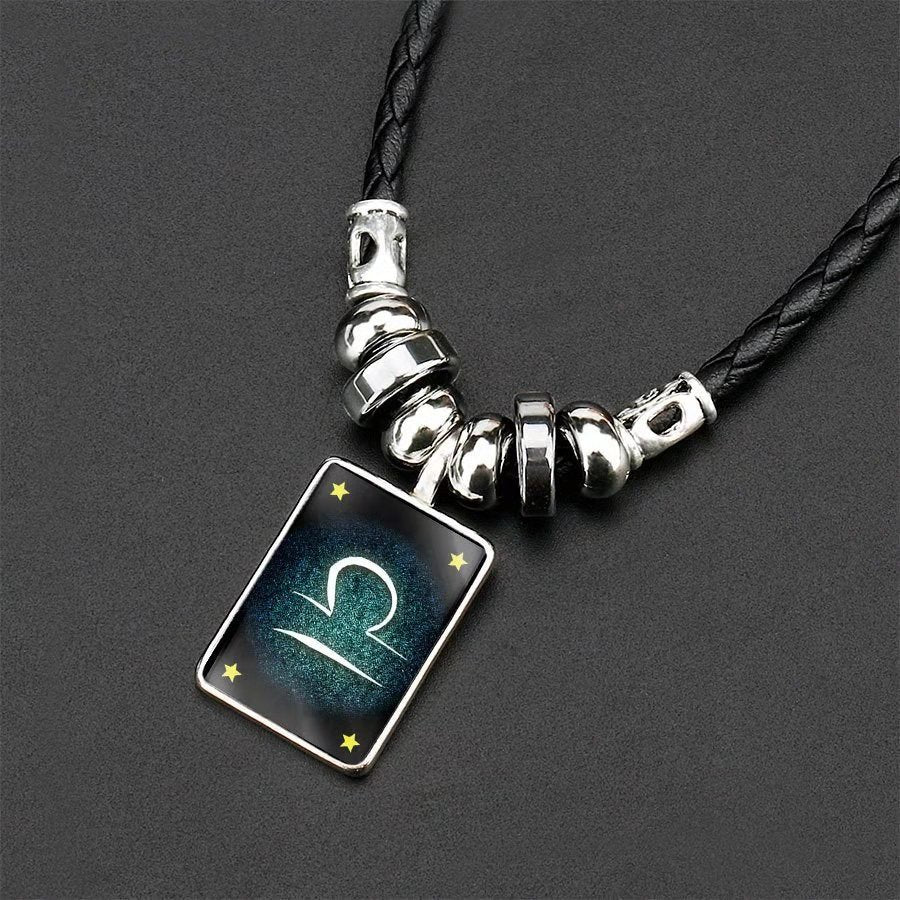 Wholesale Twelve Constellation Pendant Necklaces